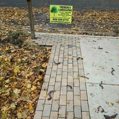 A Paver Walkway