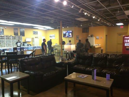 Inside Delmar Vapor Lounge of Delmar