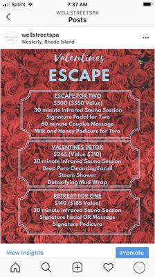 Valentine's Day Specials