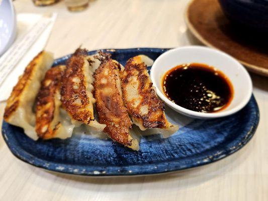 Dinner@Hokaiddo Ramen Santouka; 8/8/2024. I super Enjoy their Pan Fried Gyoza fr here ,it's really good & Tasty, Imho! Taste just right,Ono.