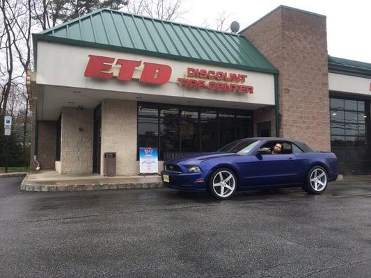 New wheels and tires for a happy customer!