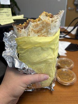 Chorizo Breakfast Burrito