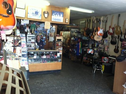 Store Entrance, just like I remember when I was a child learning my first three chords, and the same friendly faces still there!