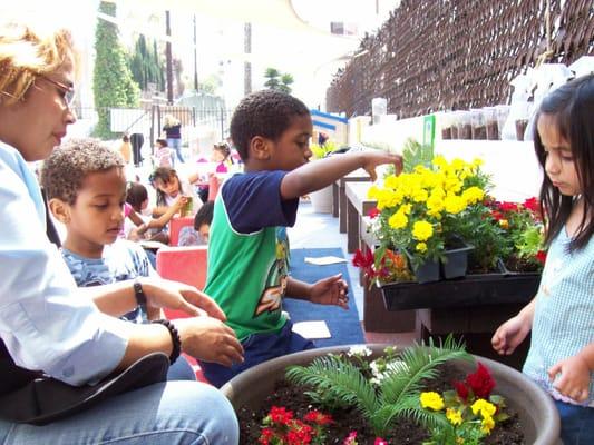 Children Gardening