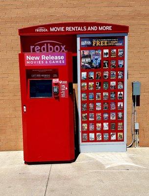 Redbox available out front.