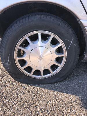 First time tire when flat