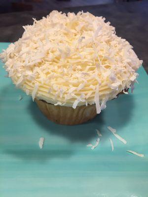 Homemade coconut cupcake!