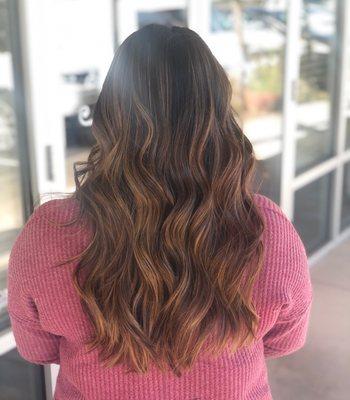 Balayage hilights