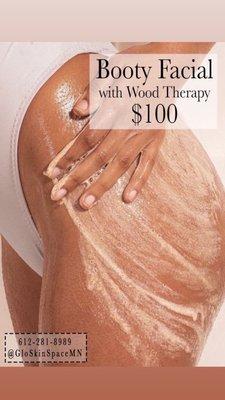 Take care of the Butt skin wood therapy added to help rid of cellulite