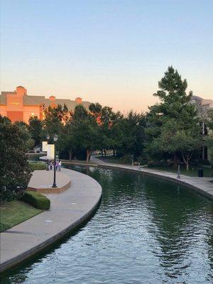 Canal and hotel