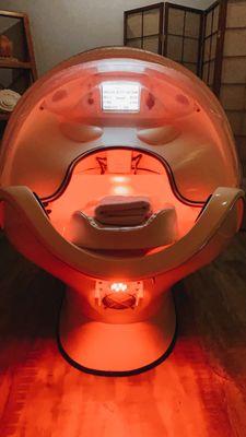 Infrared sauna pod