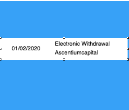 This is NOT an authorized withdraw!