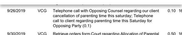 This is my example of being charged for a missed call. I had already spoke with the visitation center so I did not answer your call.