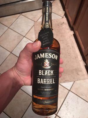 Jameson Black Barrel- getting ready for St Patty's Day!