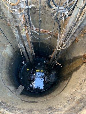 Commercial sewer lift station for jr high school