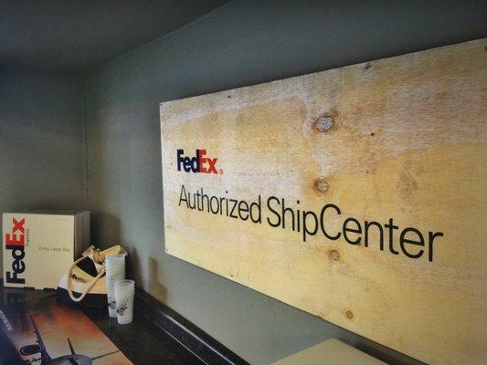 We are a FedEx Authorized Shipping center.