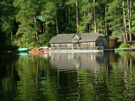 Historic boat houses.