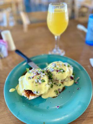 Diablo egg Benedict