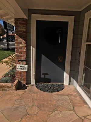 Front entrance to the facility.