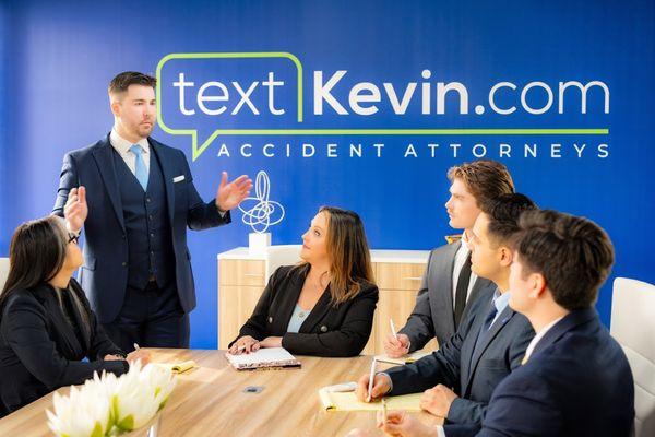 Personal injury team of Text Kevin Accident Attorneys | Car Accident Lawyers of Anaheim