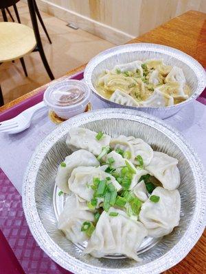 Chicken Steam Momo + Chicken Jhol Momo