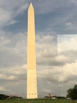 I got a good pic of the Washington monument