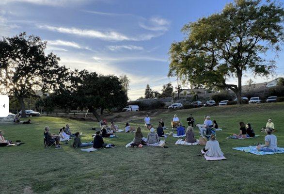 Evening Kirtan in the park