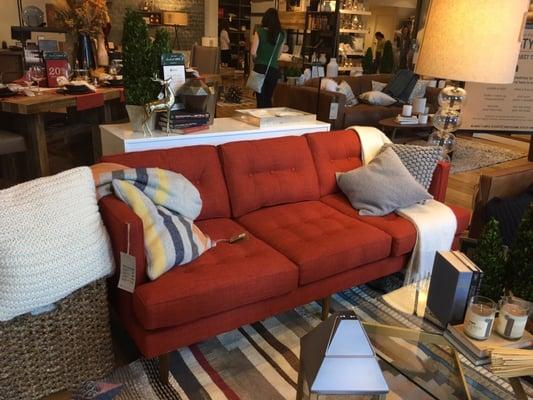 Red Peggy sofa