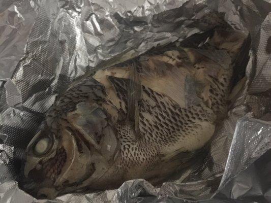 Whole steamed fish