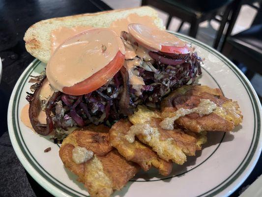 El Chimi = Dominican Style burger