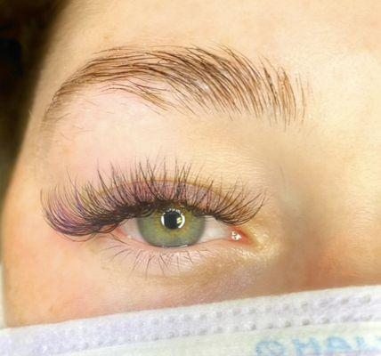 Colored Lash Extensions