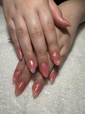 Nail with design