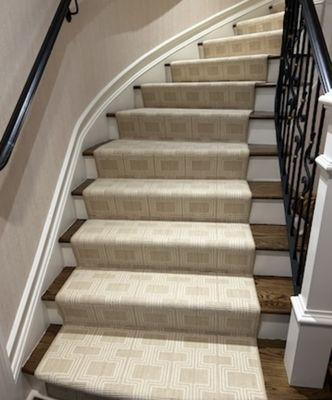 Stark /Stanton woven pattern -Curved steps