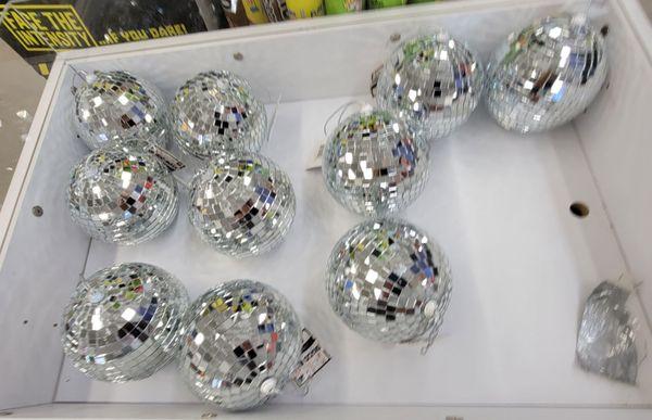 Woo hoo...disco balls!