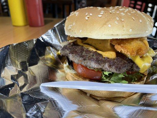 Cajun Shrimp Burger