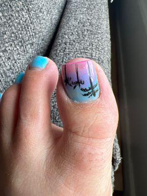 Toe nail repair and design