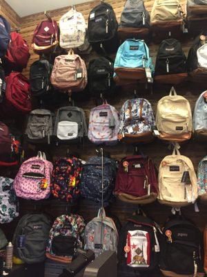 Backpacks...