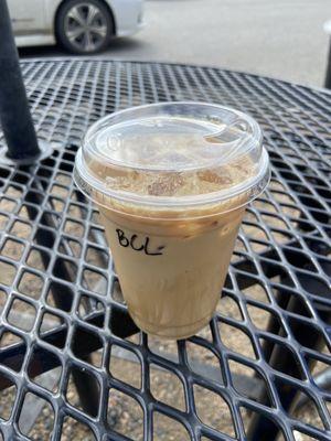 Bourbon Caramel Latte iced