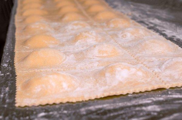 Homemade Raviolis are made fresh everyday