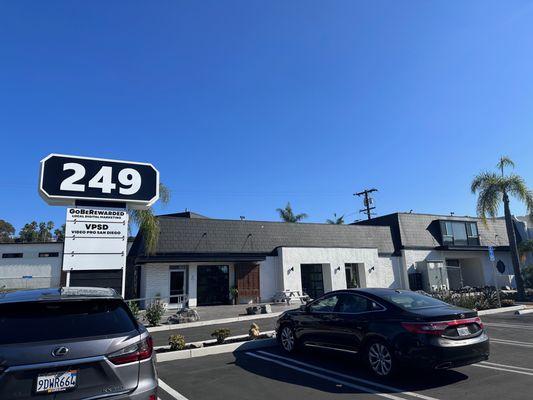 Our office is located in Vista Village right off of the 78.