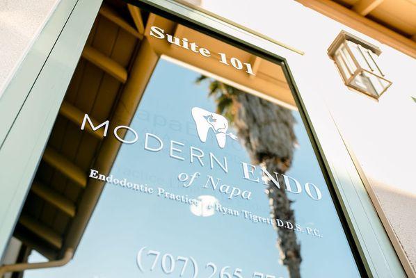 Find Modern Endo of Napa in the center courtyard.  Suite 101.