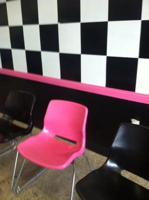 Has been remodeled and is the cheeriest BMV I have ever been to. All in black, white, pink & zebra print!