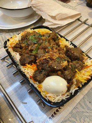 Goat Ghee Roast Biryani