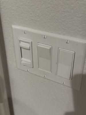 Did a great job repairing a faulty light switch.