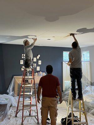 They had to repair our family room ceiling twice because of the leak. They did an unsatisfactory job both times.