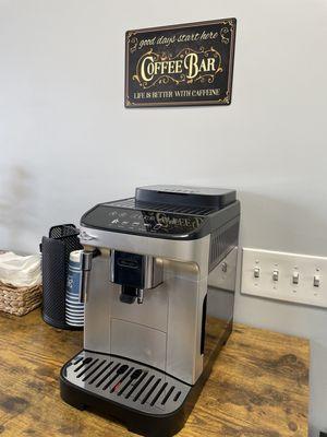 Fancy coffee bar