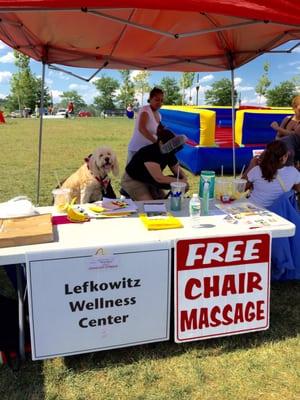 Lefkowitz Wellness Center at Bark in the Park in Ridgefield Park