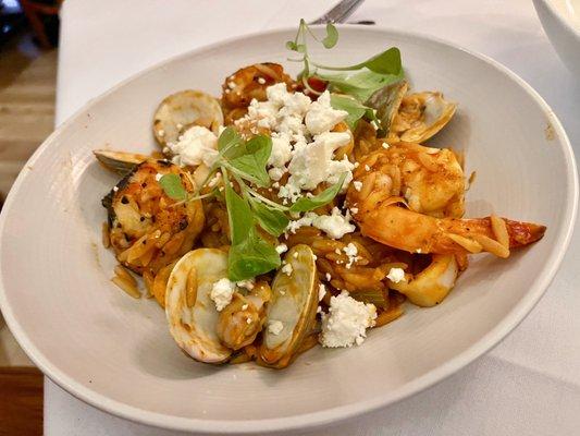 Orzo and Seafood