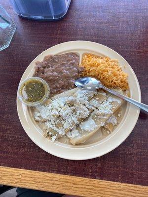 Tamale plate. Never disappointed