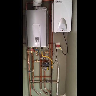 On-demand hot water systems.